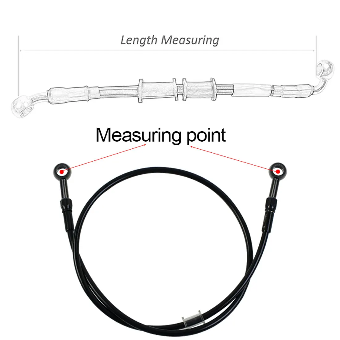 AN3 Tubo freno intrecciato Mot - Motorcycle Brake Cable recensione e prezzo