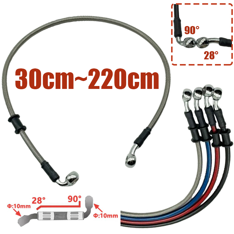 Argento da 30 cm a 220 cm 28 ° - Motorcycle Brake Cable recensione e prezzo